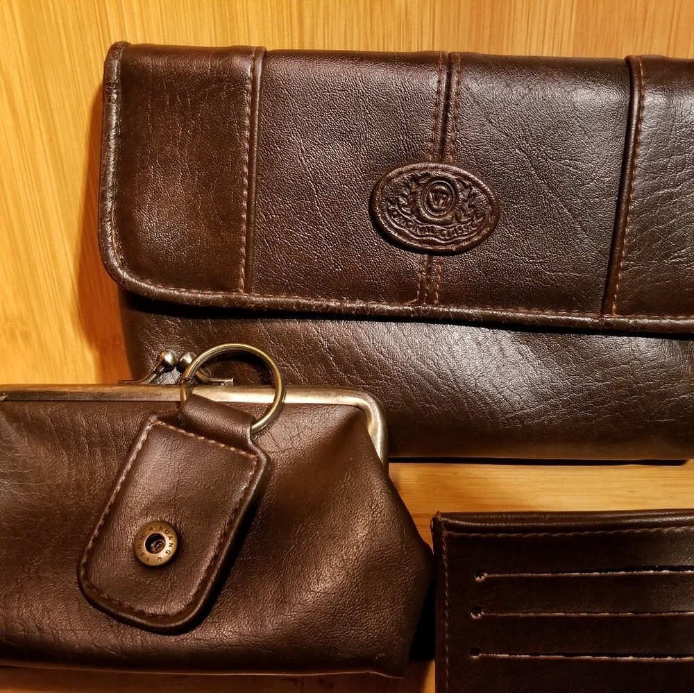 Leather KUANG HUEI Clutch , Wallet , Hand Bag